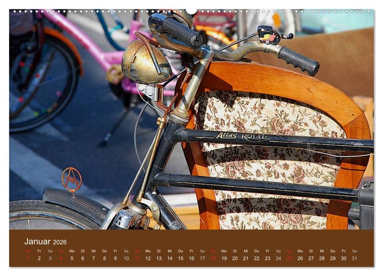 Produktbild: Das Fahrrad 2026 (hochwertiger Premium Wandkalender 2026 DIN A2 quer), Kunstdruck in Hochglanz
