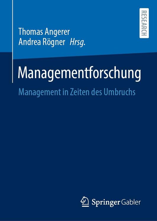 Produktbild: Managementforschung
