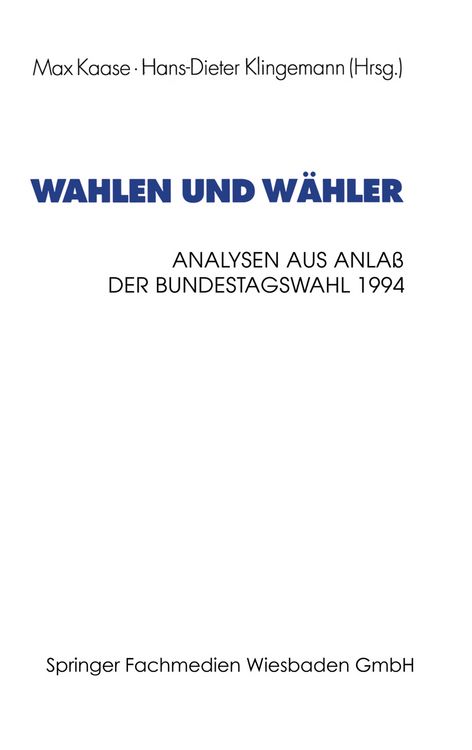 Produktbild: Wahlen und W&auml;hler