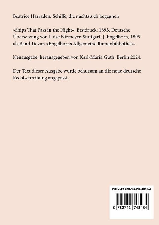 Produktbild: Schiffe, die nachts sich begegnen