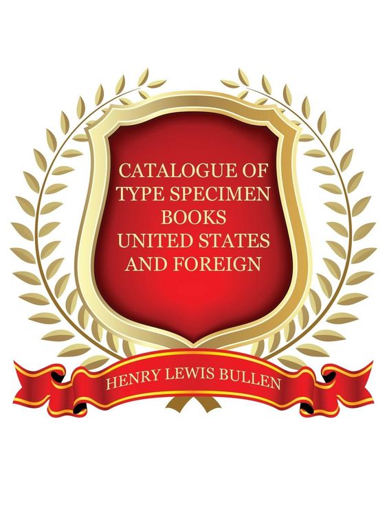 Produktbild: Duplicates of Type Specimen Books, Etc., United States and Foreign