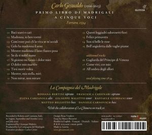 Produktbild: Primero Libro di Madrigali