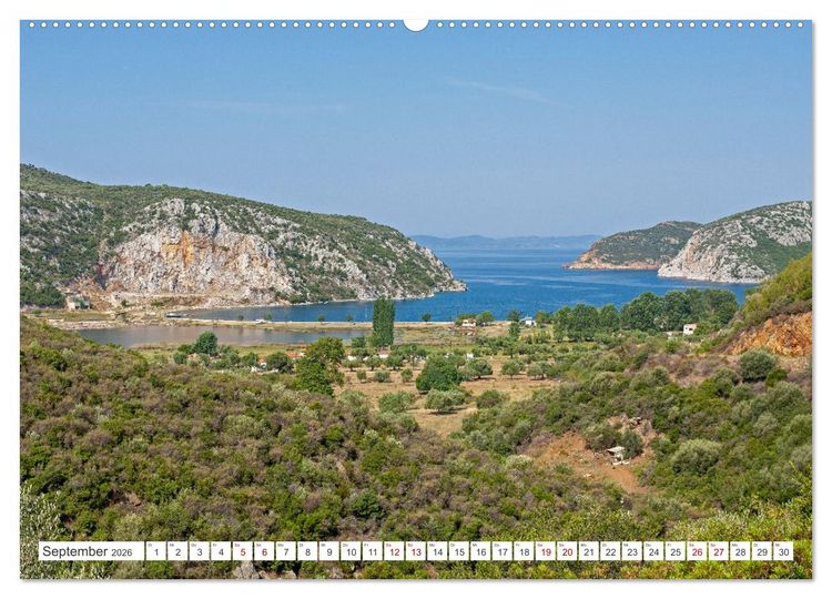 Produktbild: Chalkidiki - Urlaubsparadies in Nordgriechenland (hochwertiger Premium Wandkalender 2026 DIN A2 quer), Kunstdruck in Hochglanz