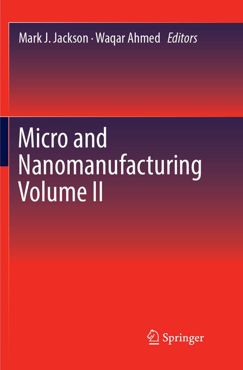 Produktbild: Micro and Nanomanufacturing Volume II