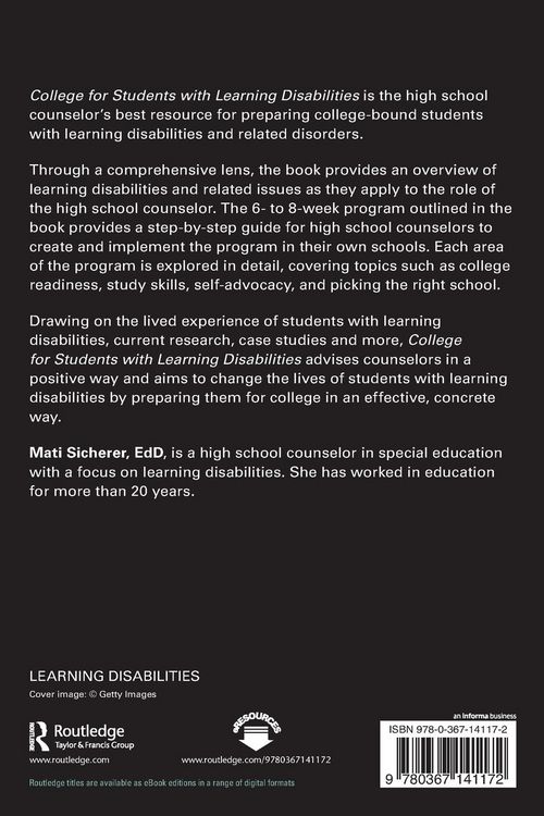 Produktbild: College for Students with Learning Disabilities