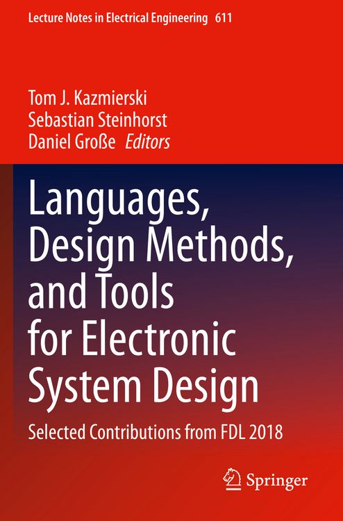 Produktbild: Languages, Design Methods, and Tools for Electronic System Design