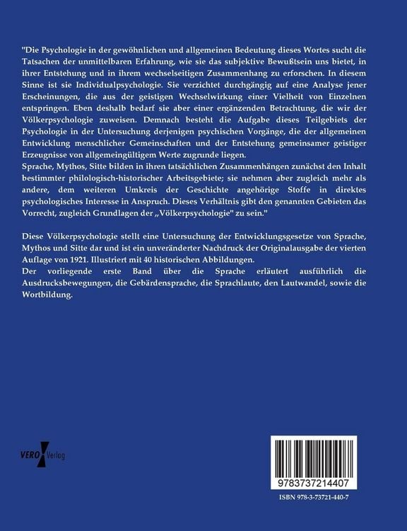 Produktbild: V&ouml;lkerpsychologie