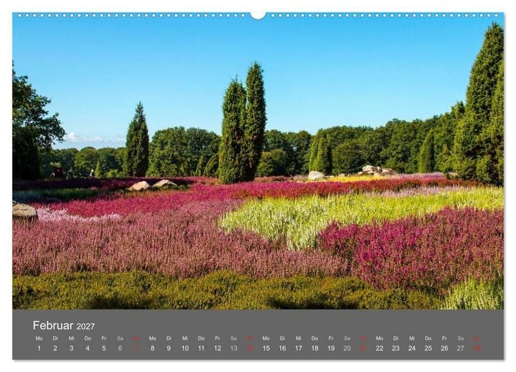 Produktbild: Moor- und Heidelandschaften Niedersachsen (hochwertiger Premium Wandkalender 2027 DIN A2 quer), Kunstdruck in Hochglanz