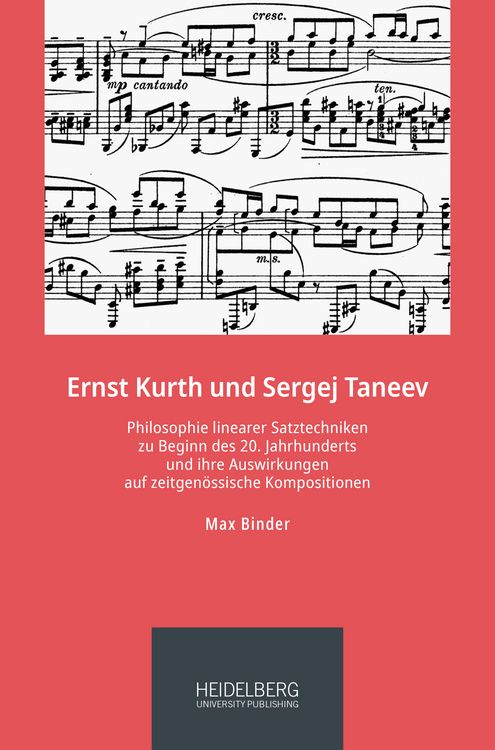 Produktbild: Ernst Kurth und Sergej Taneev