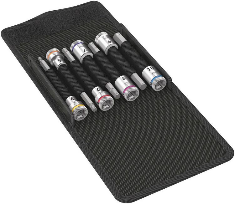 Produktbild: Wera 8740 B HF Steckschl&uuml;sseleinsatz-Set 3/8\" (10 mm) 7teilig 05003180001