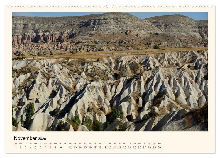 Produktbild: Kappadokien, im Land der Feenkamine (Wandkalender 2026 DIN A2 quer), CALVENDO Monatskalender