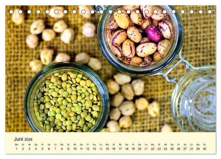Produktbild: Geliebte Landk&uuml;che. Anbauen, ernten und frohlocken! (Tischkalender 2026 DIN A5 quer), CALVENDO Monatskalender