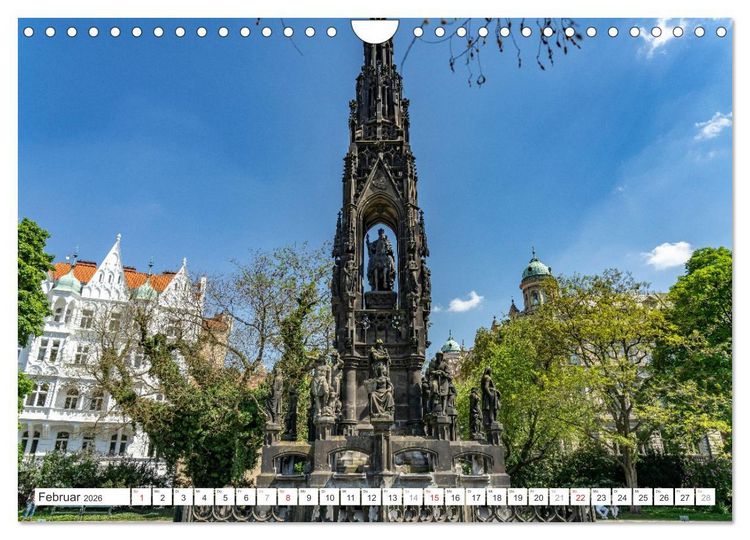 Produktbild: Tschechische Republik - Prag (Wandkalender 2026 DIN A4 quer), CALVENDO Monatskalender