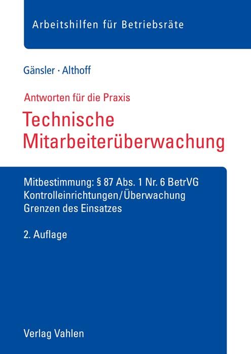 Produktbild: Technische Mitarbeiter&uuml;berwachung