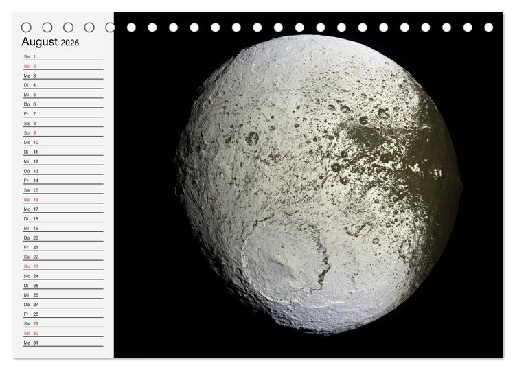 Produktbild: Sonne, Monde und Planeten (Tischkalender 2026 DIN A5 quer), CALVENDO Monatskalender