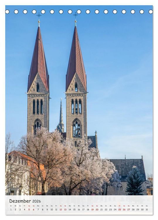 Produktbild: Sachsen-Anhalt - Entdecke die Sch&ouml;nheit in der Mitte Deutschlands (Tischkalender 2026 DIN A5 hoch), CALVENDO Monatskalender