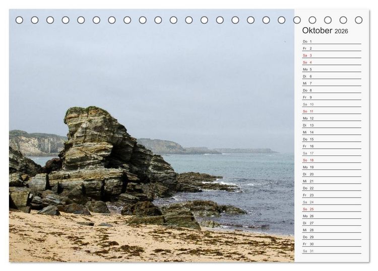 Produktbild: Der Nordwesten Spaniens (Tischkalender 2026 DIN A5 quer), CALVENDO Monatskalender