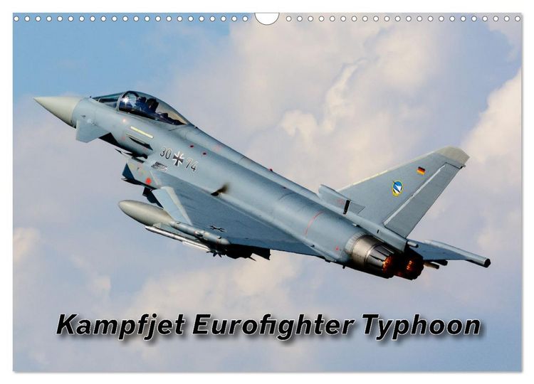 Produktbild: Kampfjet Eurofighter Typhoon (Wandkalender 2026 DIN A3 quer), CALVENDO Monatskalender