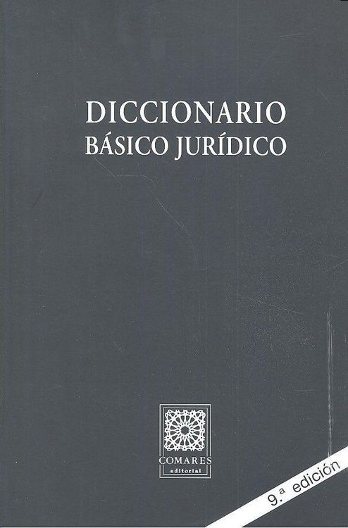 Produktbild: Diccionario b&aacute;sico jur&iacute;dico