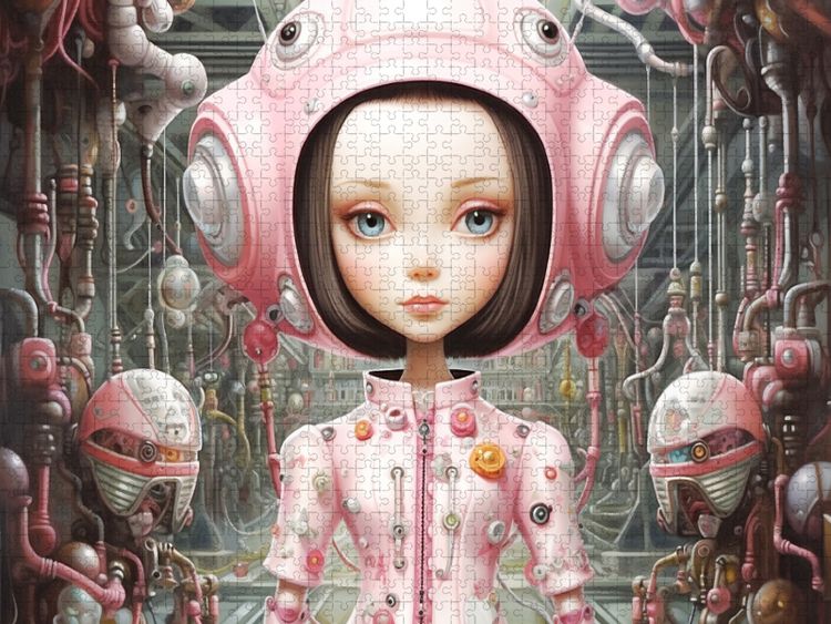 Produktbild: CALVENDO Puzzle Roboter Puppe | 2000 Teile Lege-Gr&ouml;&szlig;e 90x67cm Foto-Puzzle f&uuml;r gl&uuml;ckliche Stunden