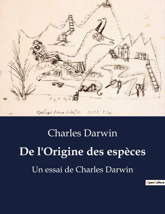 Produktbild: De l'Origine des esp&egrave;ces