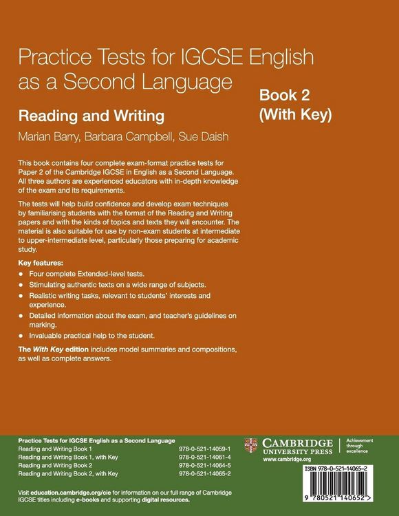 Produktbild: Practice Tests for IGCSE English as a Second Language
