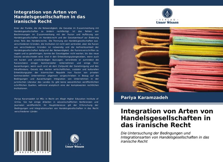 Produktbild: Integration von Arten von Handelsgesellschaften in das iranische Recht