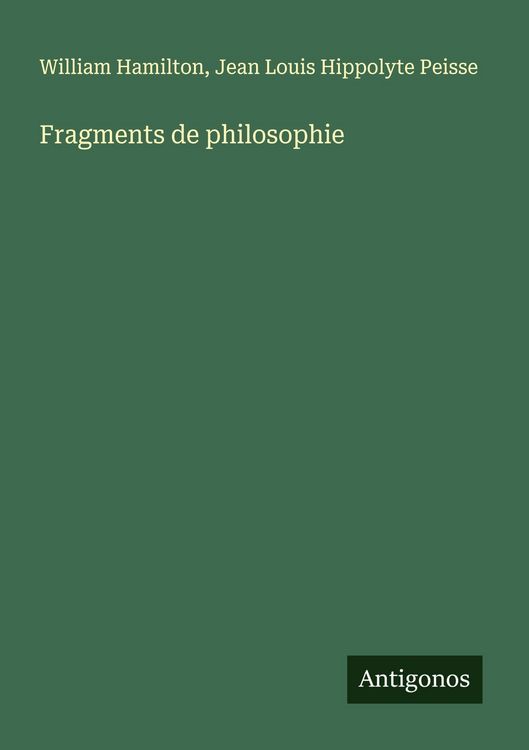 Produktbild: Fragments de philosophie