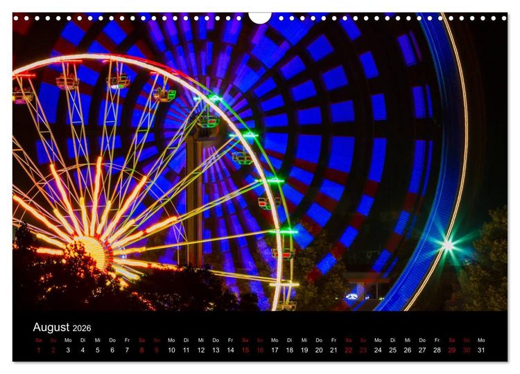 Produktbild: Rudolstadt bei Tag und Nacht (Wandkalender 2026 DIN A3 quer), CALVENDO Monatskalender