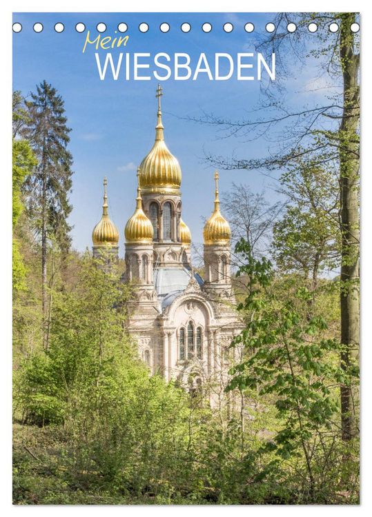 Produktbild: Mein Wiesbaden (Tischkalender 2026 DIN A5 hoch), CALVENDO Monatskalender