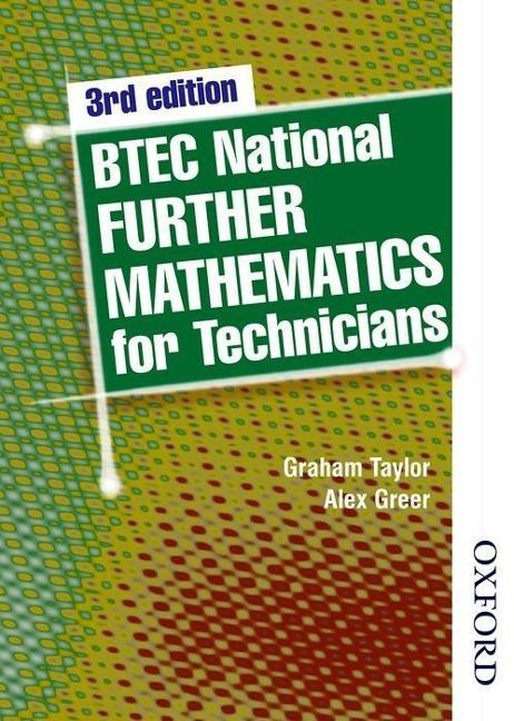 Produktbild: Btec National Further Mathematics for Technicians Third Edition