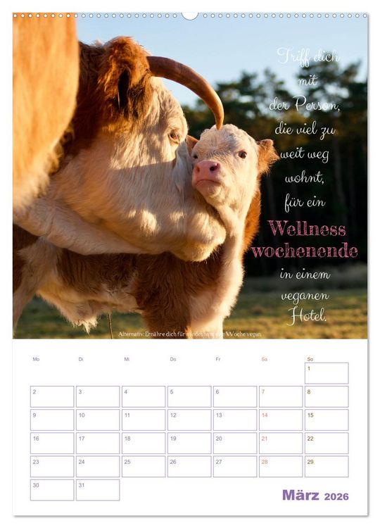Produktbild: Tierische Challenges: F&uuml;r mehr Bewusstsein und mehr Tierschutz (Wandkalender 2026 DIN A2 hoch), CALVENDO Monatskalender