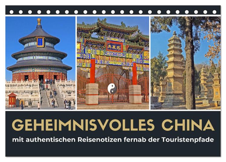 Produktbild: Geheimnisvolles China 2026 (Tischkalender 2026 DIN A5 quer), CALVENDO Monatskalender
