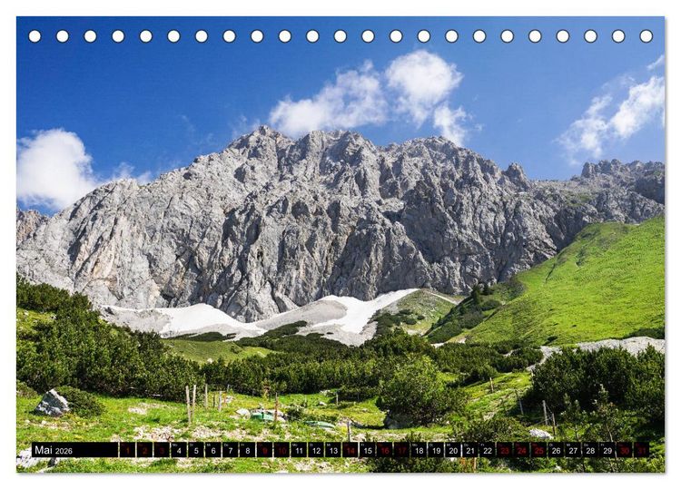 Produktbild: Wundersch&ouml;ne Zugspitzarena (Tischkalender 2026 DIN A5 quer), CALVENDO Monatskalender