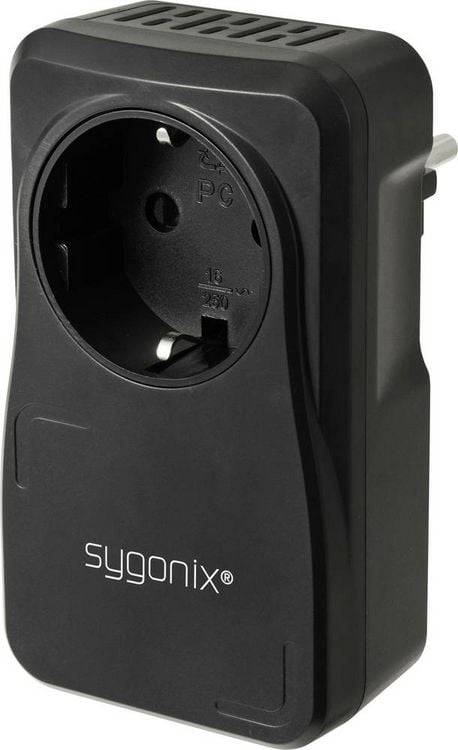 Produktbild: Sygonix SY-6801156 Einschaltstrombegrenzer SX16 Schwarz IP20