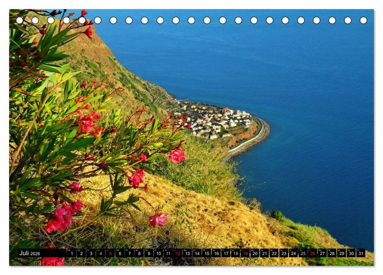 Produktbild: Madeira Magische Vulkaninsel (Tischkalender 2026 DIN A5 quer), CALVENDO Monatskalender