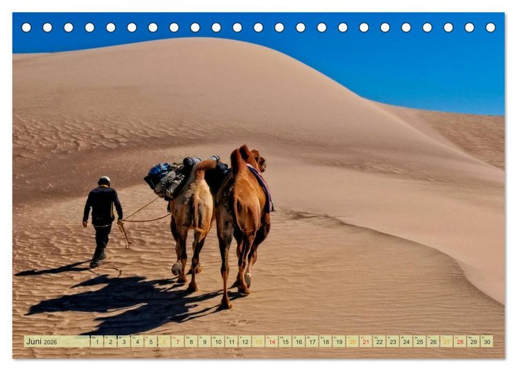 Produktbild: Reise durch Asien - Mongolei (Tischkalender 2026 DIN A5 quer), CALVENDO Monatskalender