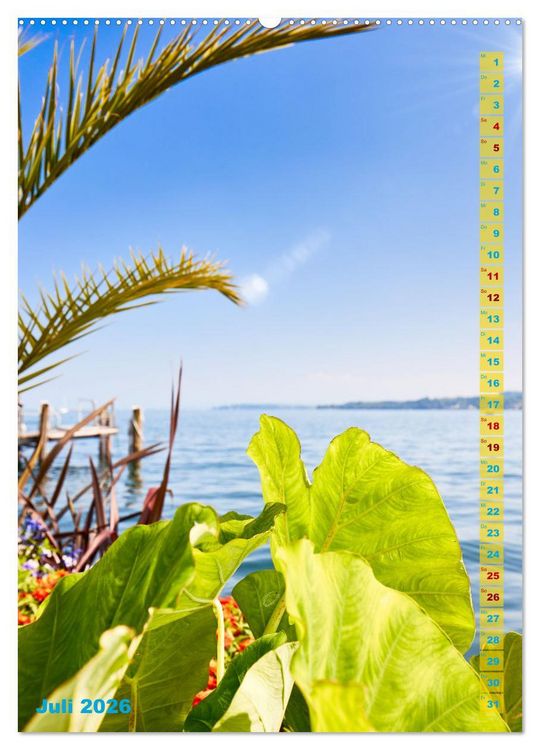 Produktbild: &Uuml;berlingen Perle am Bodensee (Wandkalender 2026 DIN A2 hoch), CALVENDO Monatskalender