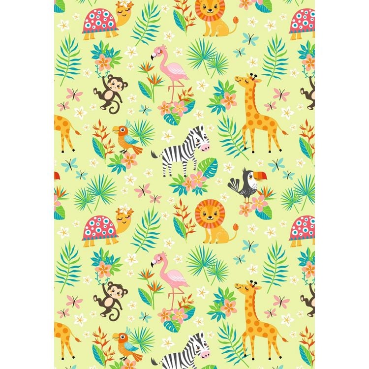 Produktbild: Idena Geschenkpapier Safari 70cmx2m
