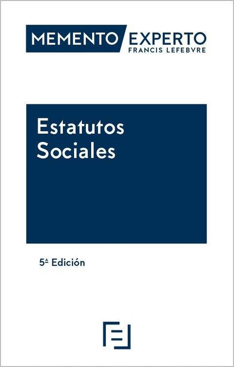Produktbild: Memento Experto Estatutos Sociales 2024