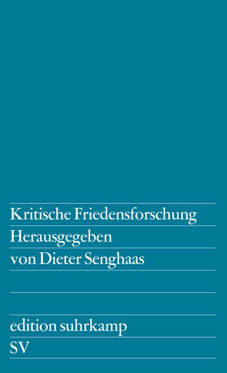 Produktbild: Kritische Friedensforschung