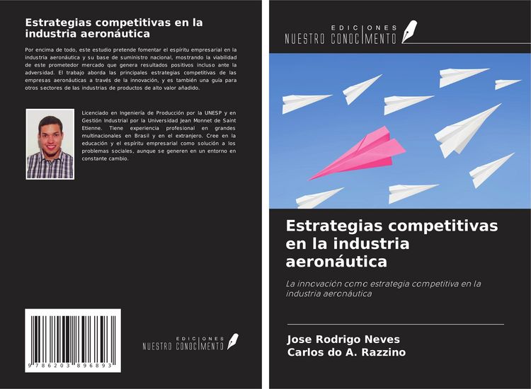 Produktbild: Estrategias competitivas en la industria aeron&aacute;utica