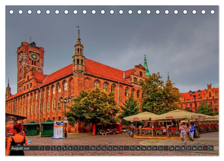 Produktbild: Von Stettin nach Danzig (Tischkalender 2026 DIN A5 quer), CALVENDO Monatskalender