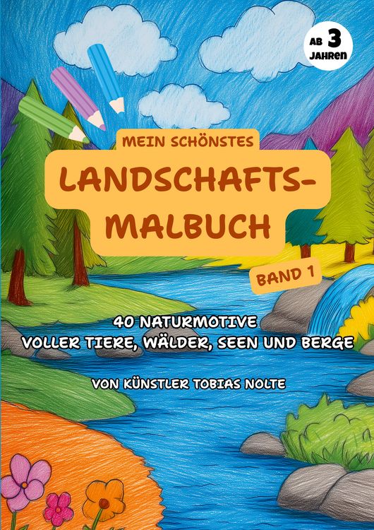 Produktbild: Mein sch&ouml;nstes Landschafts-Malbuch