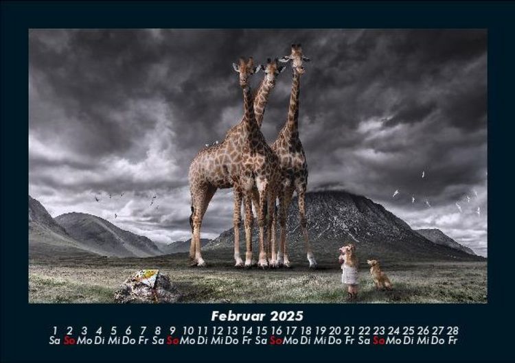 Produktbild: Mit Fantasy durch's Jahr 2025 Fotokalender DIN A5