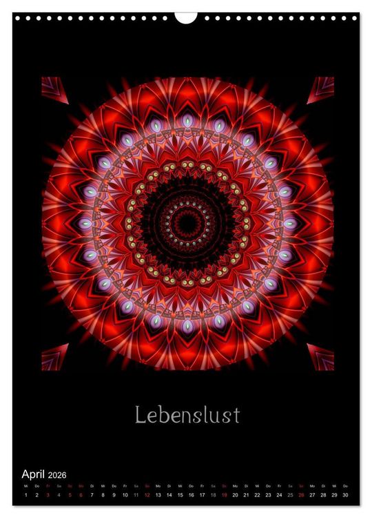Produktbild: Mandalas - Spiegel der Seele (Wandkalender 2026 DIN A3 hoch), CALVENDO Monatskalender
