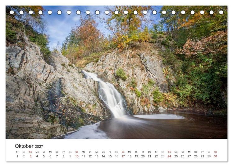 Produktbild: Wasserf&auml;lle Europas (Tischkalender 2027 DIN A5 quer), CALVENDO Monatskalender