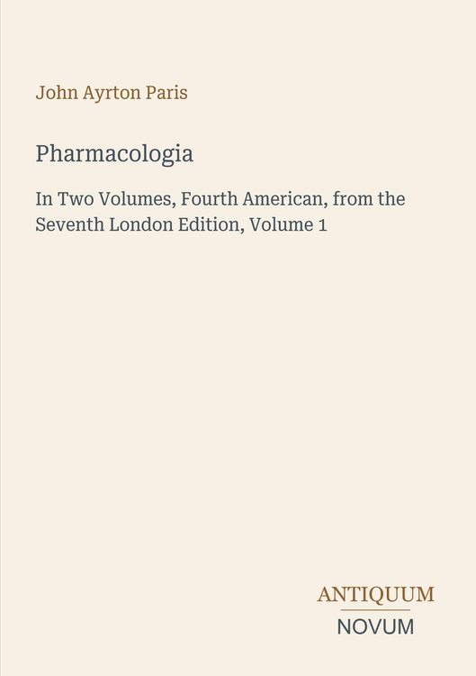 Produktbild: Pharmacologia