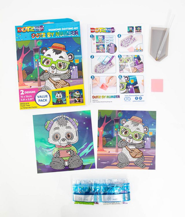 Produktbild: Diamond Painting Pandab&auml;ren
