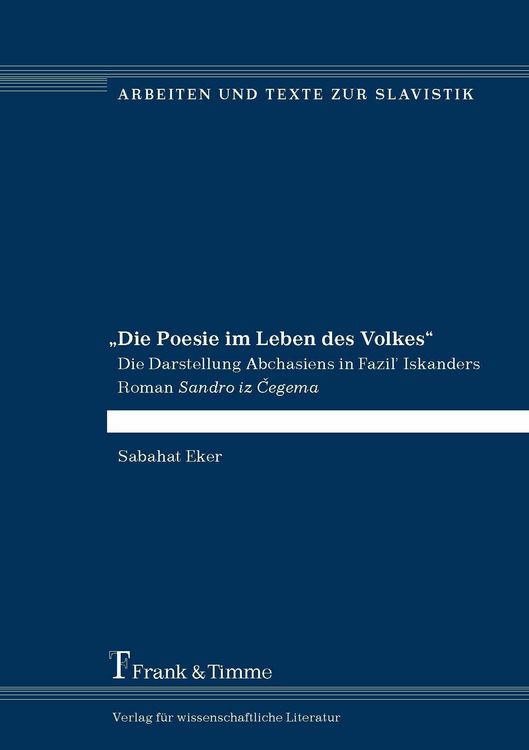 Produktbild: 'Die Poesie im Leben des Volkes'